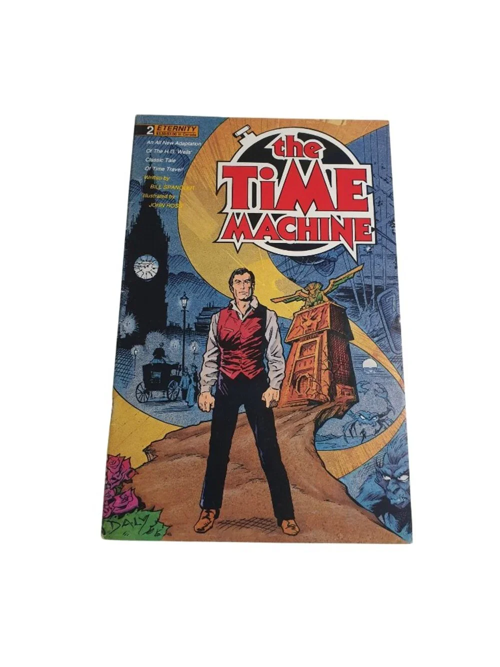 Time Machine 2 April 1990 Comic Book Collector Bagged Boarded